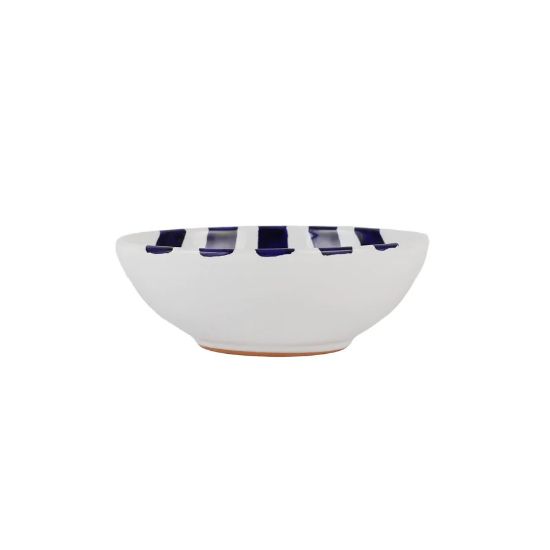 Picture of Vietri Amalfitana Cobalt Stripe Cereal Bowl