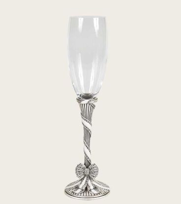 Picture of Edgar Berebi 'Ribbon & Bow' Stem, Silver Pearl #8637MS