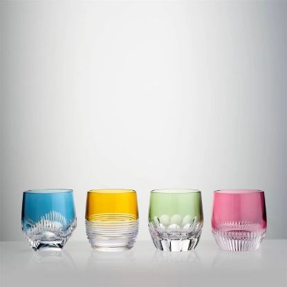 Picture of Waterford Crystal 'Mixology' Set of 4 Colored Tumblers, Assorted
