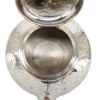 Picture of Antique 1840 English Sterling Silver Teapot with Flower Finial by John James Keith, London