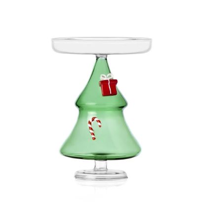 Picture of Ichendorf Milano 'Nutcracker' Christmas Tree Footed Candy Dish