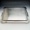 Picture of Antique 1835 Russian .840 Silver Handled Waiter Tray with Rose & Grape Motifs