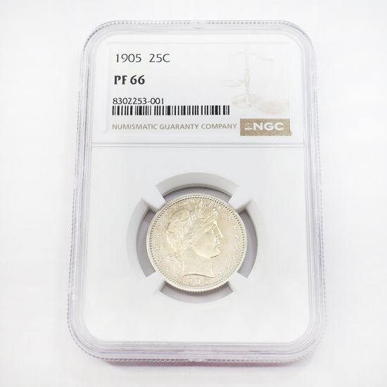 Picture of 1905 Barber Quarter – NGC PF66