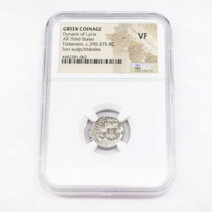 Picture of  Dynasty of Lycia, Trbbenimi, c.390-375 BC, Greek coinage, AR Third-Stater, NGC VF