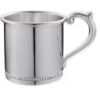 Picture of Beaded on Bottom Designed Baby Cup, Sterling Silver