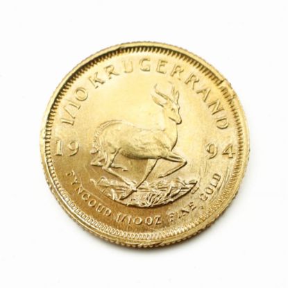Picture of 1/10 oz Gold Krugerrand – Random Year (Our Choice)