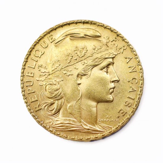 Picture of French 20 Franc Gold Coin