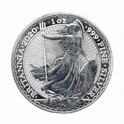 Picture of 1 ozt Silver Britannia – .999 Fine Silver Coin – Random Dates (Our Choice).