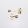 Picture of 14k Yellow Gold Diamond Solitaire Studs 