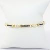 Picture of 14k Yellow Gold Sapphire & Diamond Bracelet 