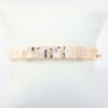 Picture of 14k Rose Gold Mother of Pearl & Diamond Bangle 