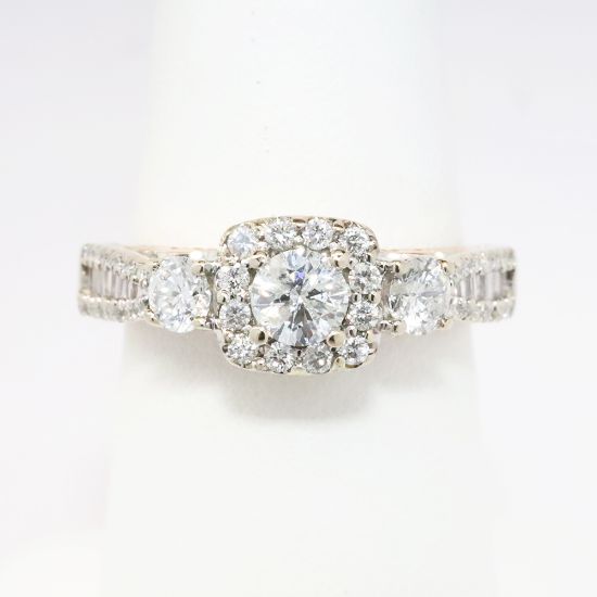 Picture of 14k Two Tone Diamond Engagement Ring 