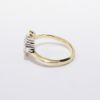 Picture of 14k Yellow Gold Heart Design Diamond Ring 