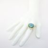Picture of 14k Yellow Gold Opal, Emerald & Diamond Ring 