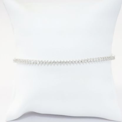Picture of 18k White Gold Diamond Tennis Bracelet 