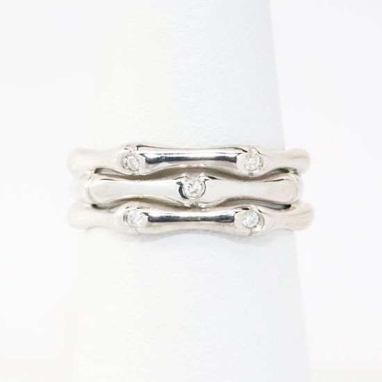 Picture of 14k White Gold Diamond Band 