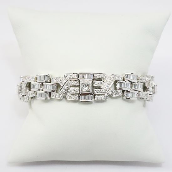 Picture of 18k White Gold Diamond Bracelet 