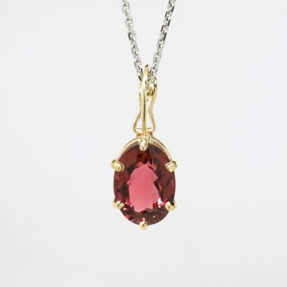 Picture of 14k Yellow Gold Tourmaline Pendant 