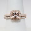 Picture of 10k Rose Gold Diamond Bridal Set 