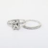 Picture of 14k White Gold Diamond Semi-Mount Bridal Set 