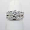 Picture of 14k White Gold Diamond Bridal Set 