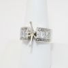 Picture of 18k White Gold Diamond Semi-Mount Ring 