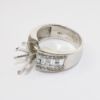 Picture of 18k White Gold Diamond Semi-Mount Ring 