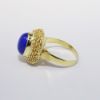 Picture of 18k Yellow Gold Lapis Lazuli Ring 