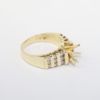 Picture of 14k Yellow Gold Diamond Semi-Mount Ring 
