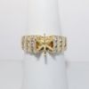 Picture of 14k Yellow Gold Diamond Semi-Mount Ring 