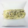 Picture of 14k Yellow Gold Cheetah Diamond Bangle Bracelet 