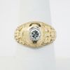 Picture of 14k Yellow Gold US Navel Academy Class Diamond Ring 