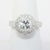 Picture of 18k White Gold 1.42CT Diamond Engagement Ring 