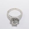 Picture of 18k White Gold 1.42CT Diamond Engagement Ring 