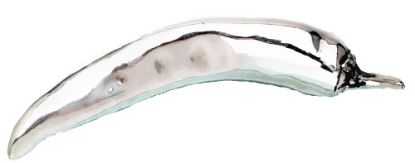 Picture of Electroformed Sterling Silver Jalapeno Pepper Figurine