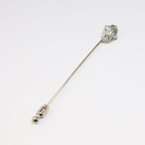 Picture of Platinum Edwardian Diamond Stick Pin 