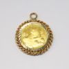 Picture of 14k Yellow Gold Bezel 1/20th Gold Panda Pendant 