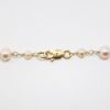 Picture of 14k Yellow Gold Pink Tourmaline, Diamond & Cultured Pearl Necklace 
