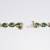 Picture of 14k Yellow Gold Emerald  & Diamond Necklace 