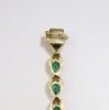 Picture of 14k Yellow Gold Emerald  & Diamond Necklace 