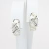 Picture of 14k White Gold Diamond & Mother of Pearl Earrings 