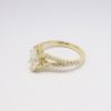 Picture of 14k Yellow Gold .82CT Marquise Brilliant Diamond Engagement Ring 