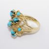 Picture of 14k Yellow Gold Turquoise Ring 