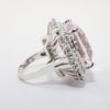 Picture of 14k White Gold Kunzite & Diamond Ring 