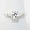 Picture of 14k White Gold .95CT Diamond Engagement Ring 
