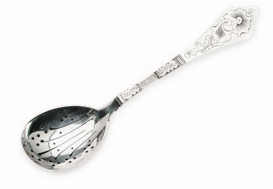 Picture of Antique Danish Silver Sugar Sifter by Christian F. Heise