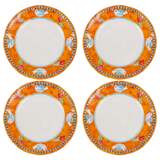 Picture of Set of 4 Melamine Uccello Dinner Plates