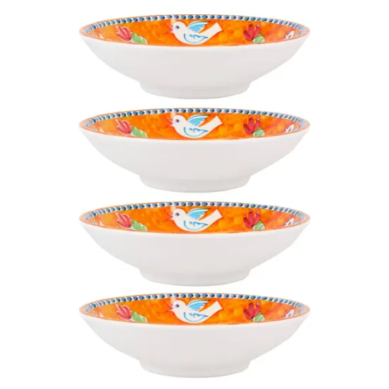 Picture of Set of 4 Melamine Uccello Pasta Bowls