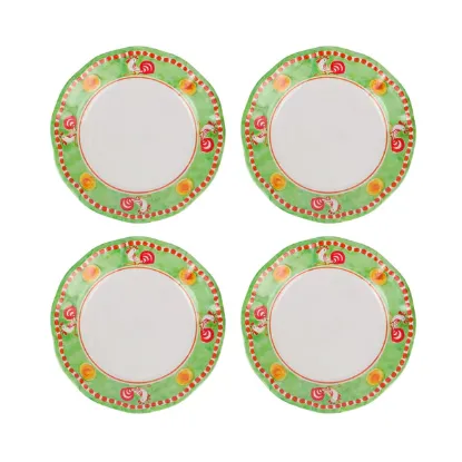 Picture of Set of 4 Melamine Gallina Salad Plates
