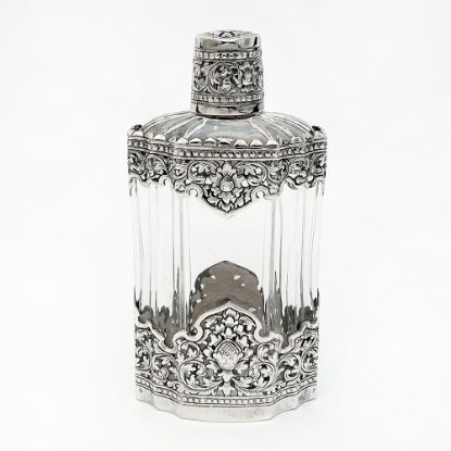 Picture of Rare 1920s .900 Silver Wrapped Coty, France Perfume Bottle